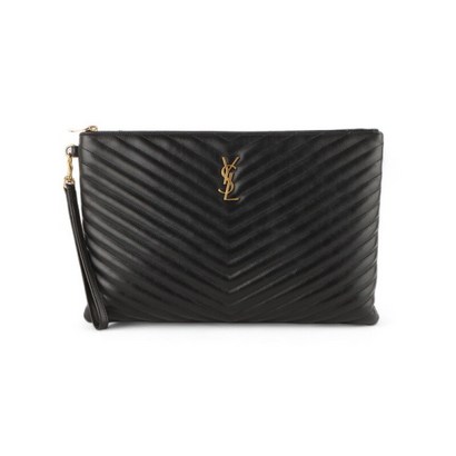 [생로랑] [빈티지] 440222 모노그램 마틀라쎄 도큐먼트 홀더 클러치백 라지 3277