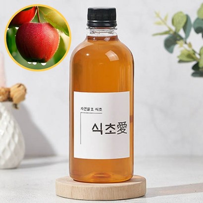 스윗쿡 식초앤 천연 자연 발효 사과식초 100% 무첨가, 1개, 500ml