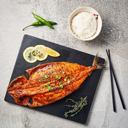 [동아푸드] 노르웨이 간고등어 버터플라이 고갈비용 왕특대 (1팩/380g~425g), 6팩