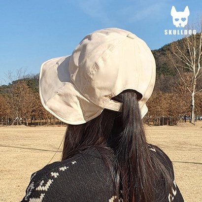 스컬독 여성 골프 모자 버킷햇 벙거지 볼캡 와이드 썬캡 햇빛가리개