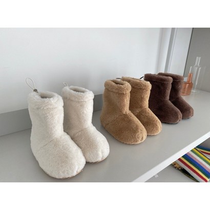 [neko] 네코918 스즈메 3칼라 밍크털부츠 네코신발 아동털부츠 맘커플 130-250