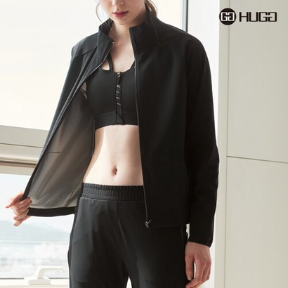 [허그] 프리미엄 트레이닝 다이어트 땀복 테리 집업 자켓 상의 운동복 헬스복