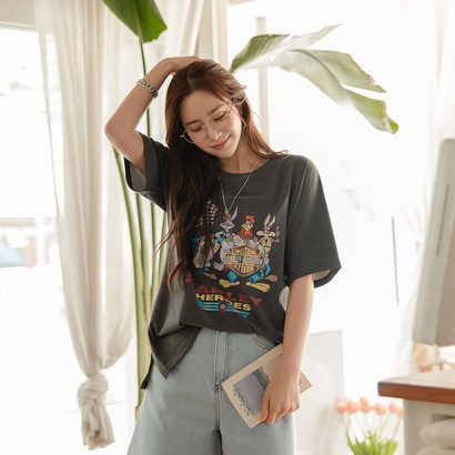 [마이더스비] 히어로 피그먼트 레터링 티셔츠 리뷰후기