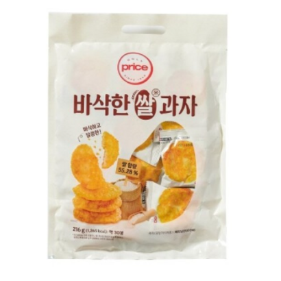 Ony rice 바삭한 쌀과자 3개