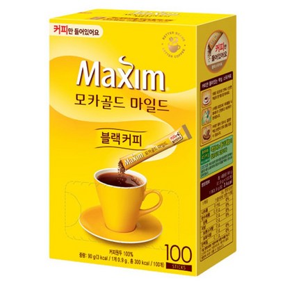 동서)맥심무설탕모카골드커피믹스 100T, 900mg, 100개입, 1개