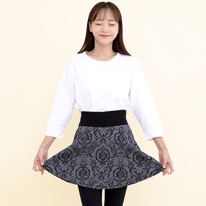 [핏걸스] 엔틱시보리 치마레깅스 빅사이즈