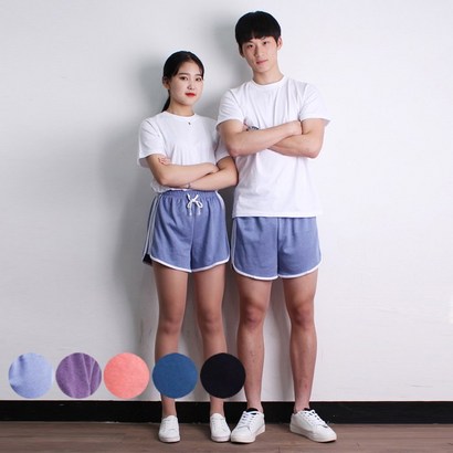[워나샵] 믹스 라인 숏팬츠 S4X 츄리닝 반바지 여름바지 면반바지