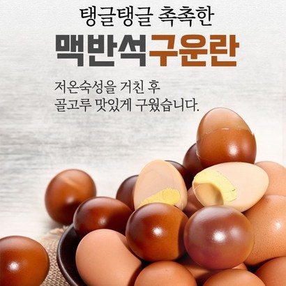 [일심축산] 무염 맥반석 구운란HACC인증2판 60구