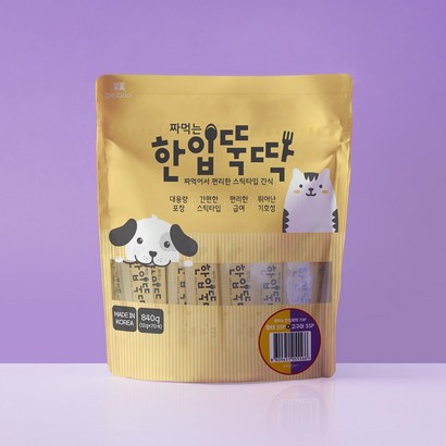 펫토리아 반려동물 짜먹는 한입뚝딱 간식 황태 12g x 35p + 고구마 12g x 35p 세트, 황태 35P+고구마 35P, 840g, 1팩