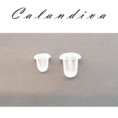 [Caandiva] 귀걸이 실리콘 클러치 마개 대 사이즈 100개 빅사이즈