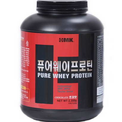 HMK 퓨어웨이프로틴 2.3kg 쵸코맛 헬스보충제 유청단백질 프로틴 쉐이크 헬스맨코리아, 1개