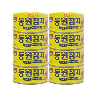 동원 라이트 스탠다드 참치, 135g, 32개