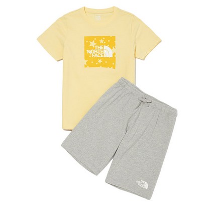 [노스페이스] 키즈 파티 크류 NT7UN13T_YE
