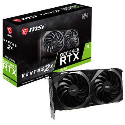 MSI 지포스 RTX 3070 벤투스 2X OC D6 8GB 그래픽카드 리뷰후기