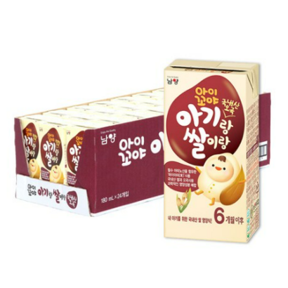 아기랑쌀이랑 유아두유 180 리뷰후기