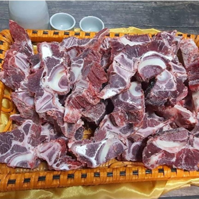 [황학고기] 곡물의 소 목뼈   / 갈비탕용 찜갈비용 감자탕용 소찜용