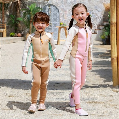 BAY-B 유아 아동 어린이 스윔슈트 키즈 웻슈트 물놀이 잠수복WS10-11