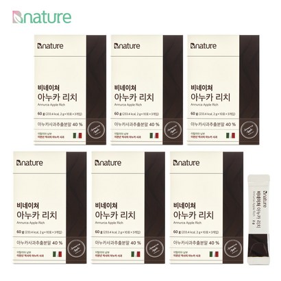 [Bnature] 비네이쳐 아누카사과분말 아누카리치 6box