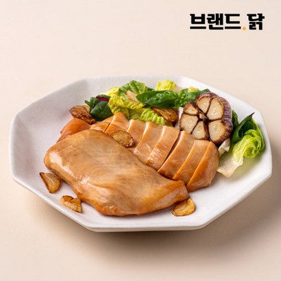[브랜드닭] 훈제 닭가슴살 갈릭 리뷰후기