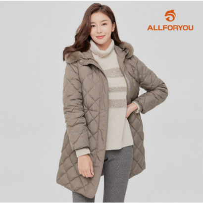 SAE 올포유[k] 여성 구스다운 렉스후드 점퍼 95 adjka311-509