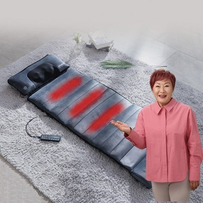[화인홈쇼핑] 배연정 온열 안마매트 프리미엄 두타 분리형 전신 마사지 베개