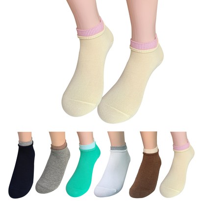 YSOCKS 여성 발목이 편한 스니커즈 양말 6켤레