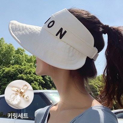 [사은품세트] 데이즈원 여성 모자 자외선 햇빛차단 여자 여름 썬캡 벨크로 벙거지