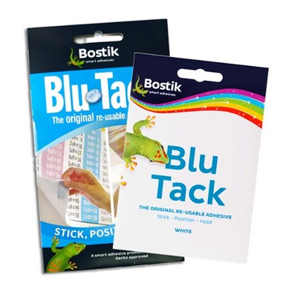 [Bostik] 블루택 블루   화이트 주산 신개념접착제
