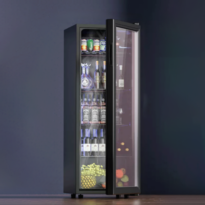 이팅전자 미니쇼케이스 업소용 음료수 냉장고 술장고 카페 원룸 맥주 소형 미니 쇼케이스, 202L