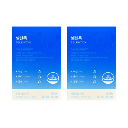 [데이배리어] 셀렌톡, 30정, 15g, 4개