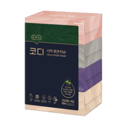 코디 시카 로션 티슈 200매 리뷰 후기