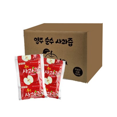 [청순한농부] 영주 순수  사과즙  100포 리뷰후기