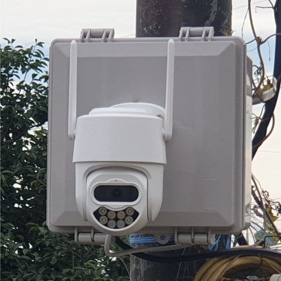 모망트리 400만화소 PTZ 회전 실외용 CCTV IP 카메라 간편한 자가설치+무선라우터, CCTV 본체만, 1개
