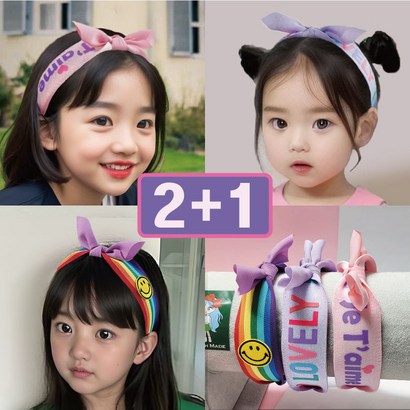 [2+1] 포쉬메이드 여아 머리띠 세트 컬렉션