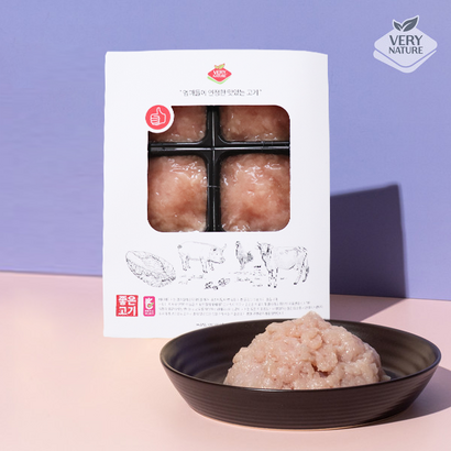 베리네이처 무항생제 힘줄제거 닭 안심 다짐육 아이용 이유식닭고기