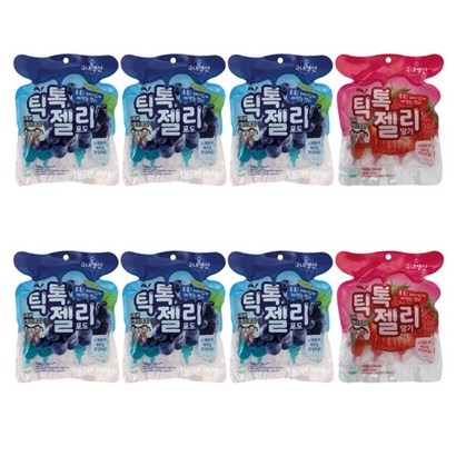 틱톡젤리 포도맛   딸기맛