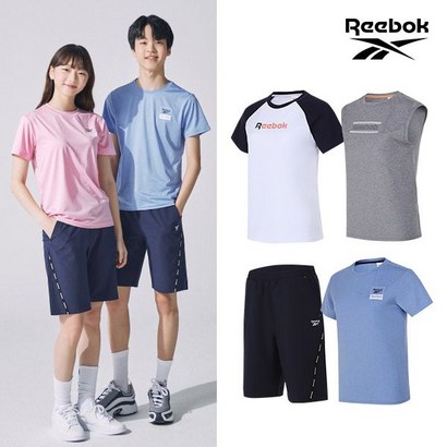 [REEBOK] NEW 리복키즈 클래식 티셔츠반바지 남아 4종세트