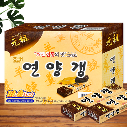 해태 연양갱 20p, 1.1kg, 1개