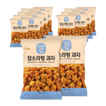 청우식품 참소라형 과자