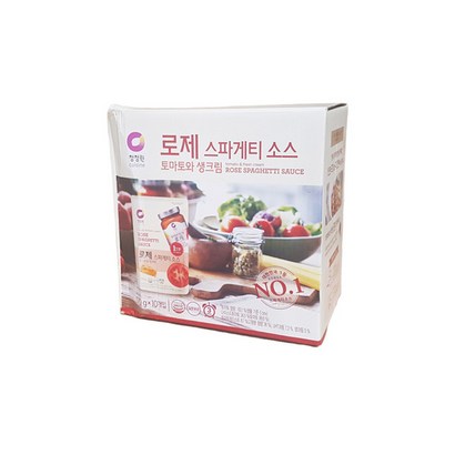 청정원 로제 스파게티소스 170G X 10 리뷰후기