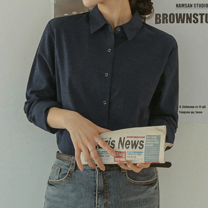 [마이더스비] 디피 데일리 카라 셔츠