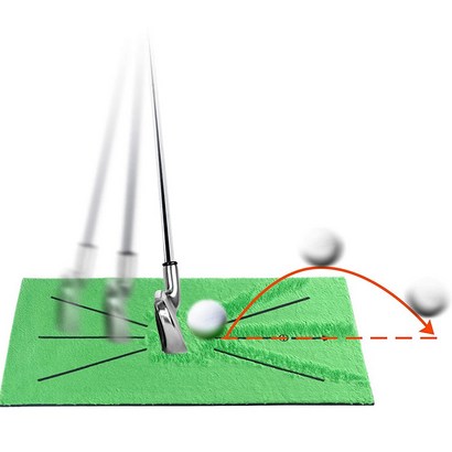 골프스윙매트 어프로치 퍼팅 연습 샷트래커 디봇식별 궤도교정기