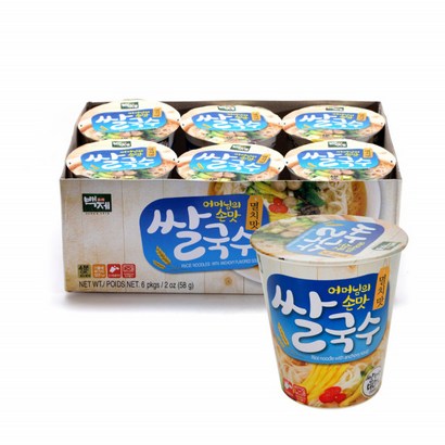 [백제] 백제 쌀국수 멸치맛 컵라면 x6개 10개 리뷰후기