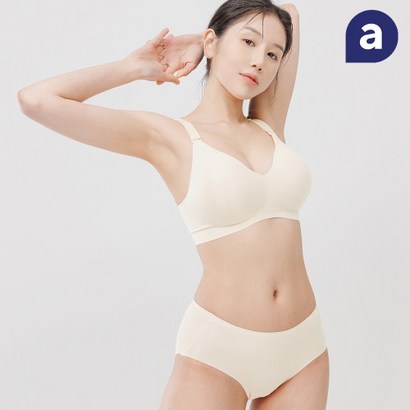 [아나콘다이너웨어] 더핏브라 노와이어 심리스브라 새가슴 처진가슴 볼륨업 브라렛 무봉제브라 D컵까지