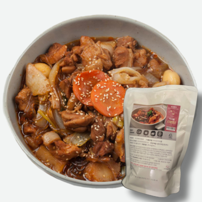 로제찜닭 700g 찜닭밀키트 찜닭원팩 찜택배, 1개