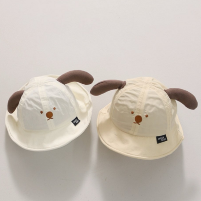 미니트럭 아기 강아지벙거지 2컬러 1-5세용 50cm / 돌전후 6개월 100일 여름 봄 캡모자