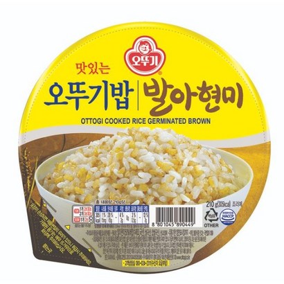 맛있는 오뚜기밥 발아현미, 210g, 24개