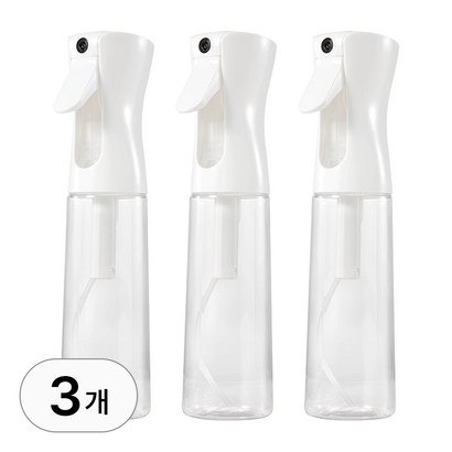 투데이리빙 3p 세트 안개 분사 압축 분무기 4세대 업그레이드 미스트 용기 스프레이 공병, R89142B(투명, 300ml, 3개