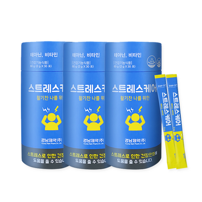 경남제약 스트레스 케어 30포 3개입 / -테아닌