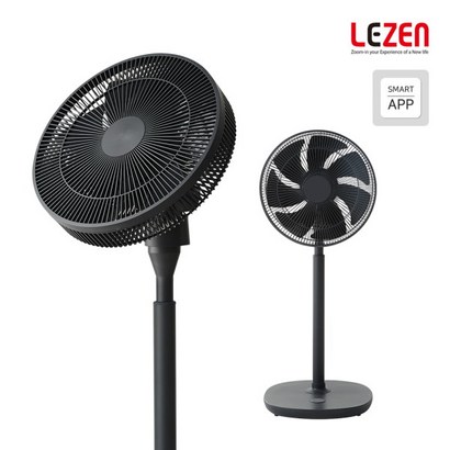 [르젠] 2세대 앱연동 입체회전 BDC 선풍기 ZDF-TR880 그레이
